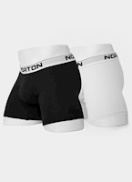Boxer Hombre Norton Blanco/Negro Galagher